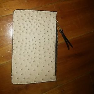 Cute leather like clutch